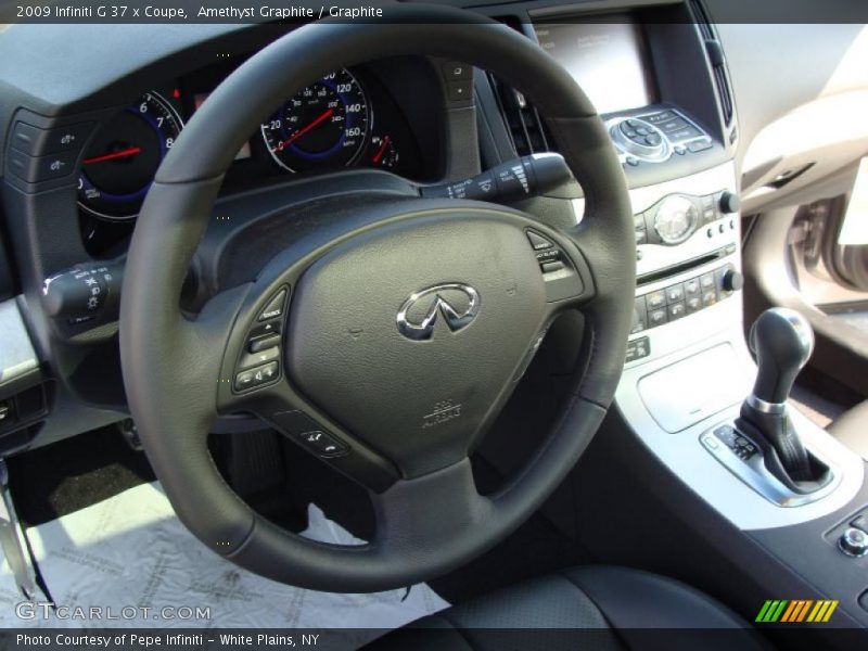 Amethyst Graphite / Graphite 2009 Infiniti G 37 x Coupe