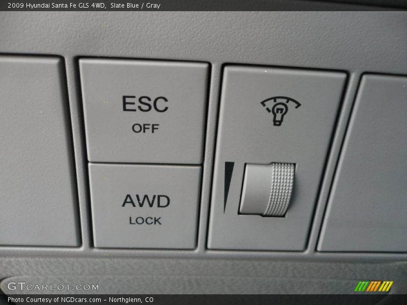 Slate Blue / Gray 2009 Hyundai Santa Fe GLS 4WD