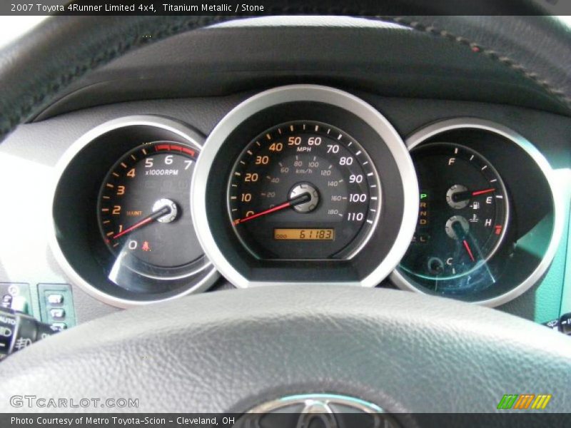 Titanium Metallic / Stone 2007 Toyota 4Runner Limited 4x4