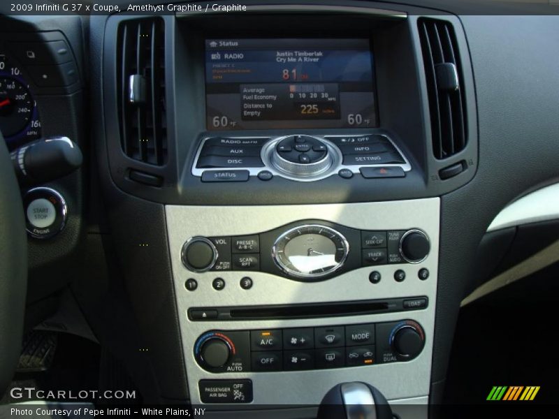 Amethyst Graphite / Graphite 2009 Infiniti G 37 x Coupe