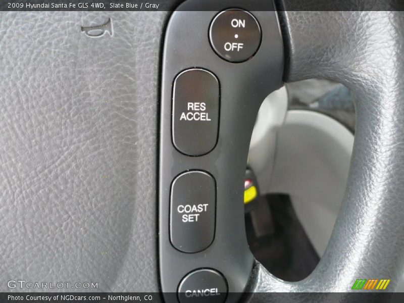 Slate Blue / Gray 2009 Hyundai Santa Fe GLS 4WD