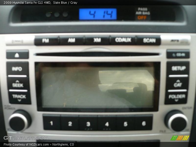 Slate Blue / Gray 2009 Hyundai Santa Fe GLS 4WD