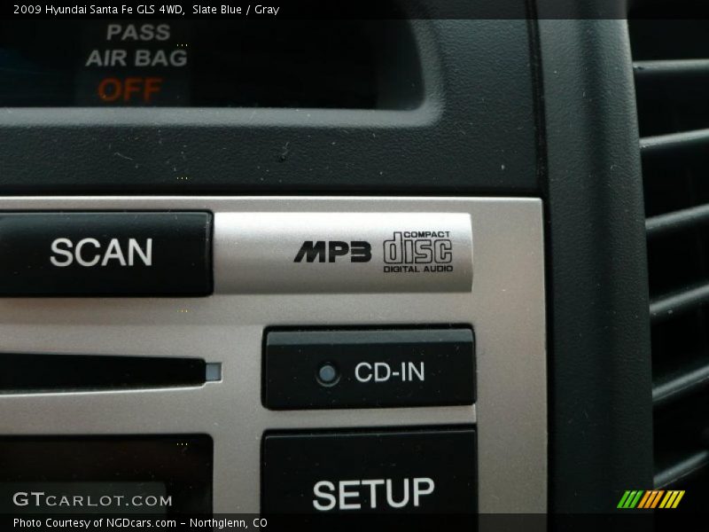 Slate Blue / Gray 2009 Hyundai Santa Fe GLS 4WD