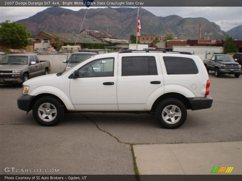 Bright White / Dark Slate Gray/Light Slate Gray 2007 Dodge Durango SXT 4x4