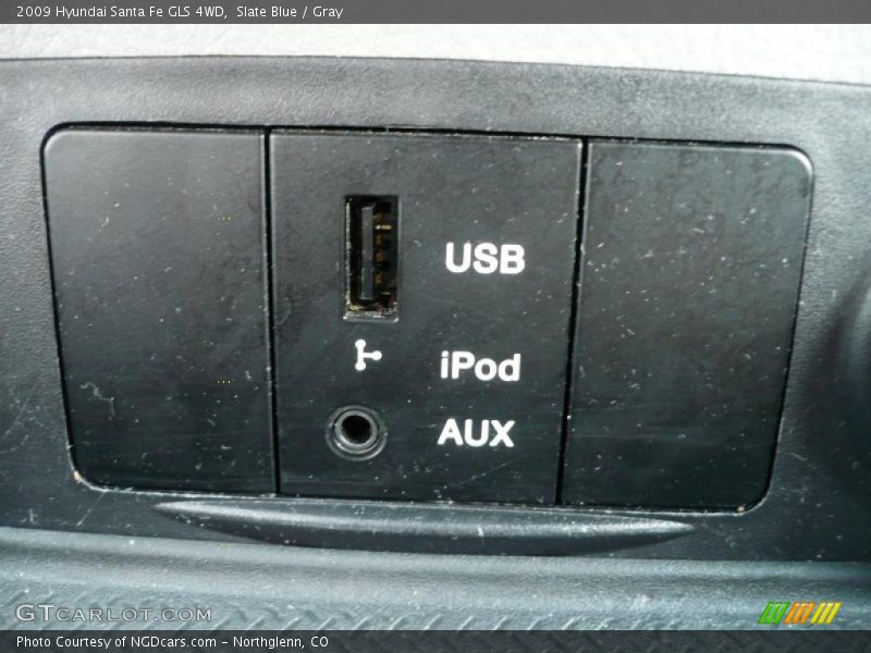 Slate Blue / Gray 2009 Hyundai Santa Fe GLS 4WD