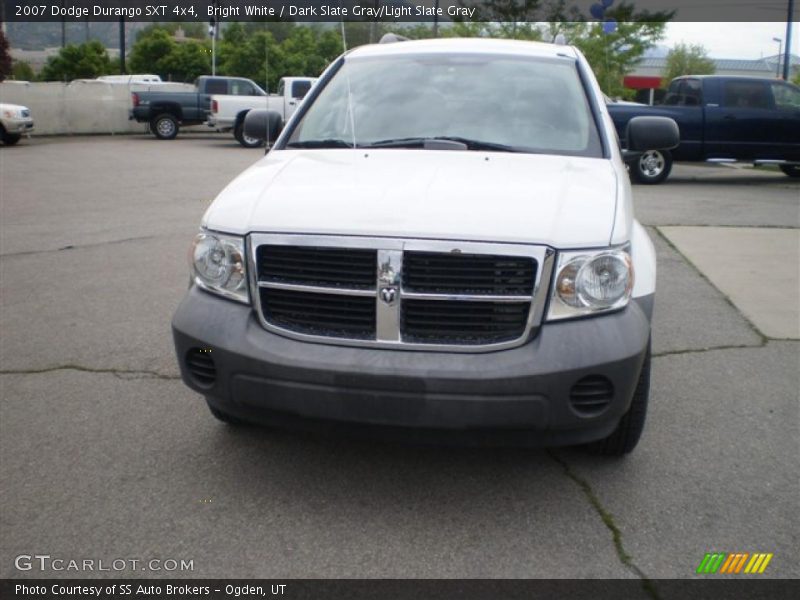 Bright White / Dark Slate Gray/Light Slate Gray 2007 Dodge Durango SXT 4x4
