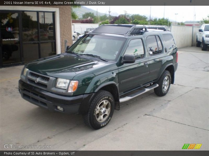 Alpine Green Metallic / Dusk Gray 2001 Nissan Xterra SE V6 4x4