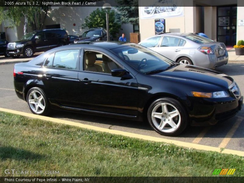 Nighthawk Black Pearl / Camel 2005 Acura TL 3.2