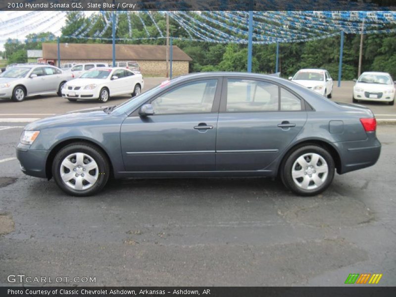 Slate Blue / Gray 2010 Hyundai Sonata GLS