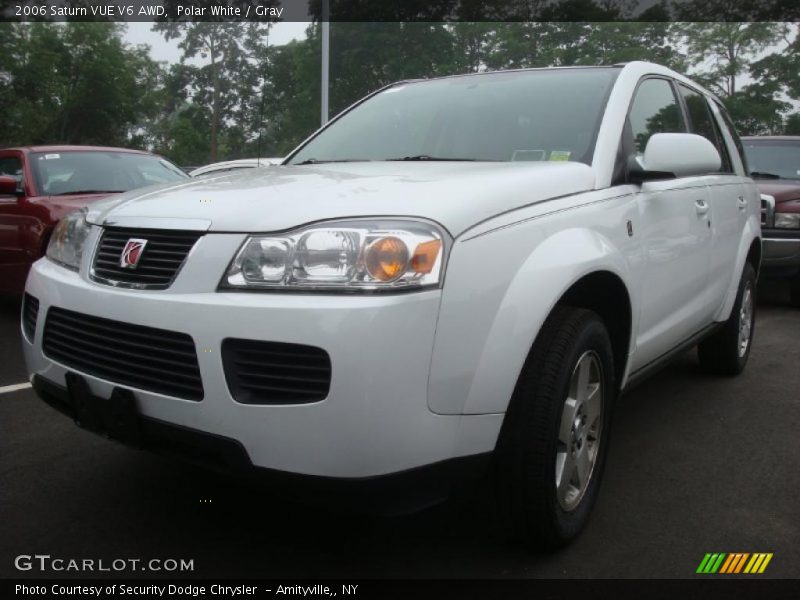 Polar White / Gray 2006 Saturn VUE V6 AWD