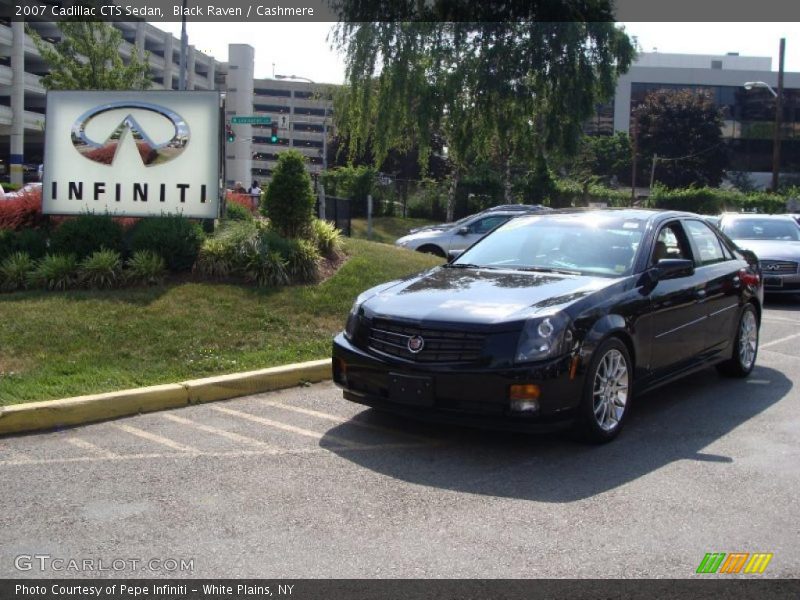 Black Raven / Cashmere 2007 Cadillac CTS Sedan