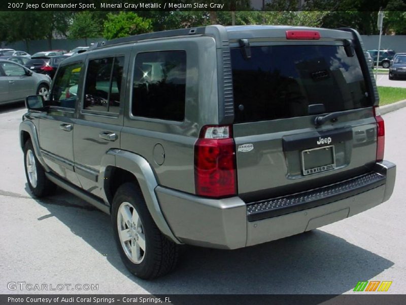 Mineral Gray Metallic / Medium Slate Gray 2007 Jeep Commander Sport