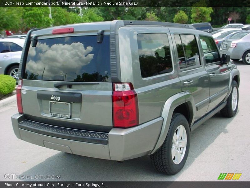 Mineral Gray Metallic / Medium Slate Gray 2007 Jeep Commander Sport
