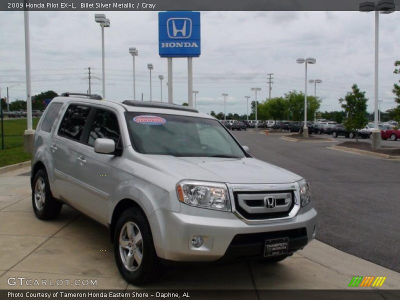 Billet Silver Metallic / Gray 2009 Honda Pilot EX-L