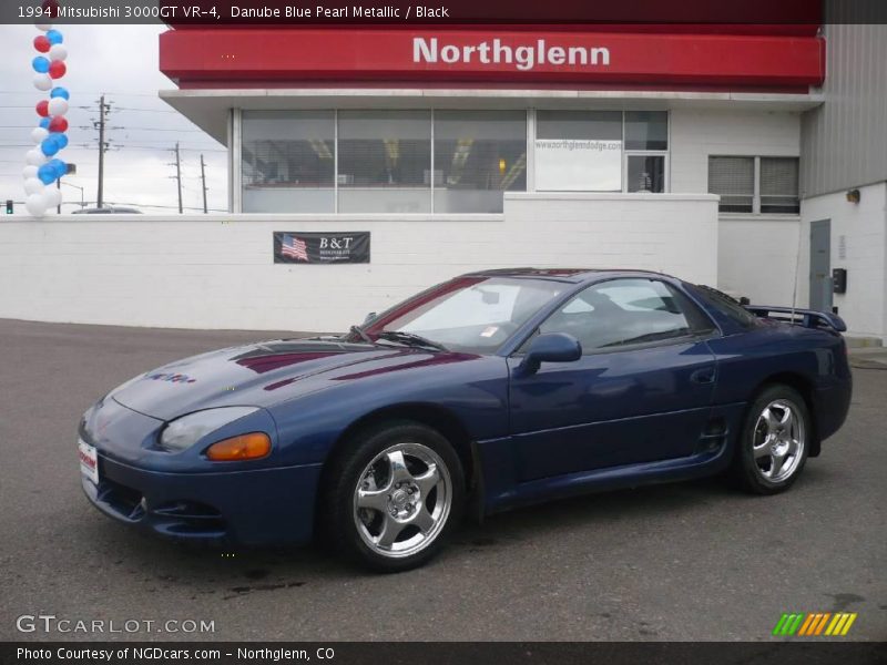 Danube Blue Pearl Metallic / Black 1994 Mitsubishi 3000GT VR-4