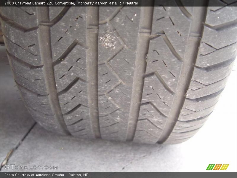 Monterey Maroon Metallic / Neutral 2000 Chevrolet Camaro Z28 Convertible