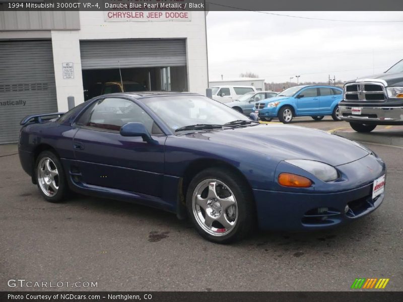 Danube Blue Pearl Metallic / Black 1994 Mitsubishi 3000GT VR-4