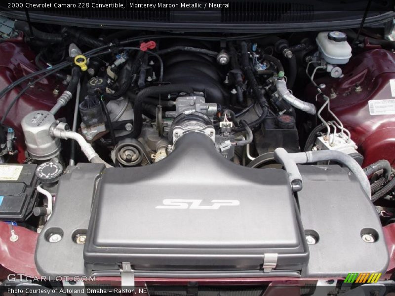 Monterey Maroon Metallic / Neutral 2000 Chevrolet Camaro Z28 Convertible