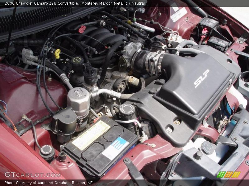 Monterey Maroon Metallic / Neutral 2000 Chevrolet Camaro Z28 Convertible