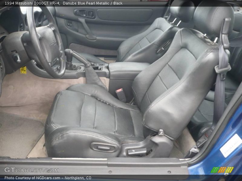 Danube Blue Pearl Metallic / Black 1994 Mitsubishi 3000GT VR-4