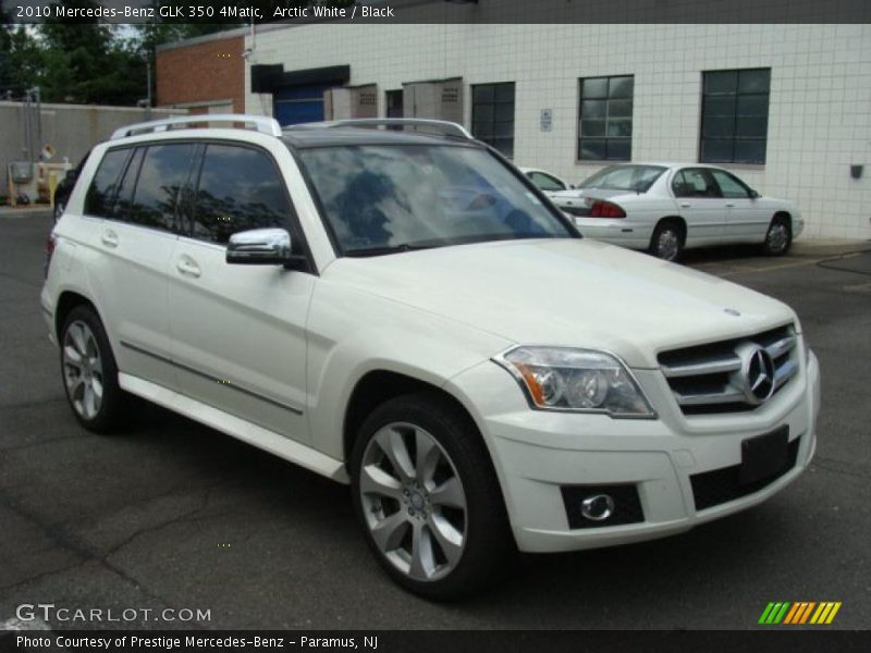 Arctic White / Black 2010 Mercedes-Benz GLK 350 4Matic