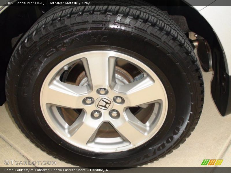 Billet Silver Metallic / Gray 2009 Honda Pilot EX-L