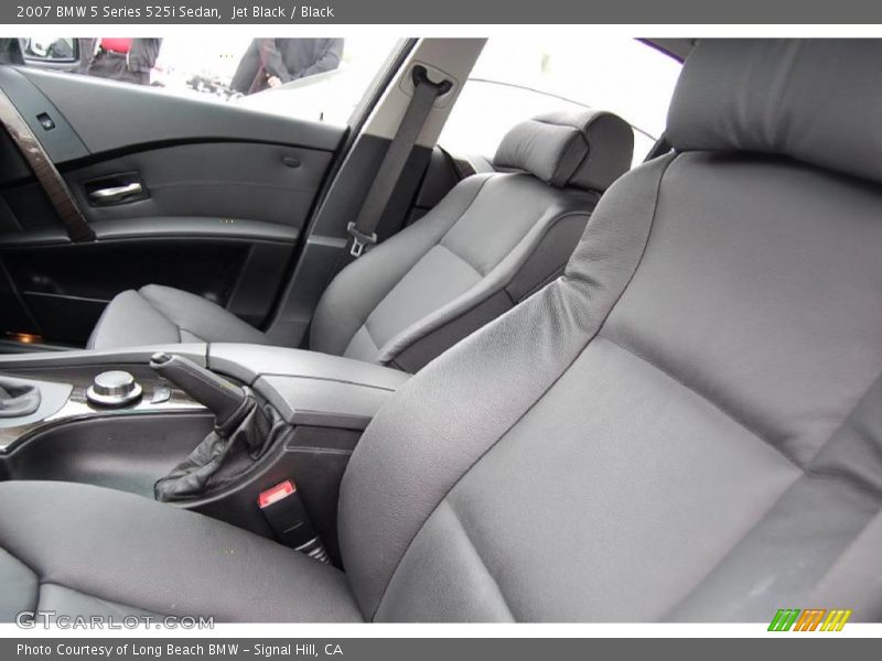 Jet Black / Black 2007 BMW 5 Series 525i Sedan