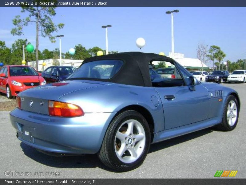 Atlanta Blue Metallic / Black 1998 BMW Z3 2.8 Roadster