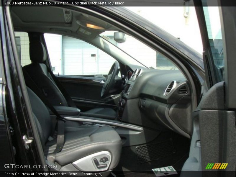 Obsidian Black Metallic / Black 2008 Mercedes-Benz ML 550 4Matic