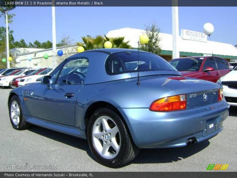 Atlanta Blue Metallic / Black 1998 BMW Z3 2.8 Roadster