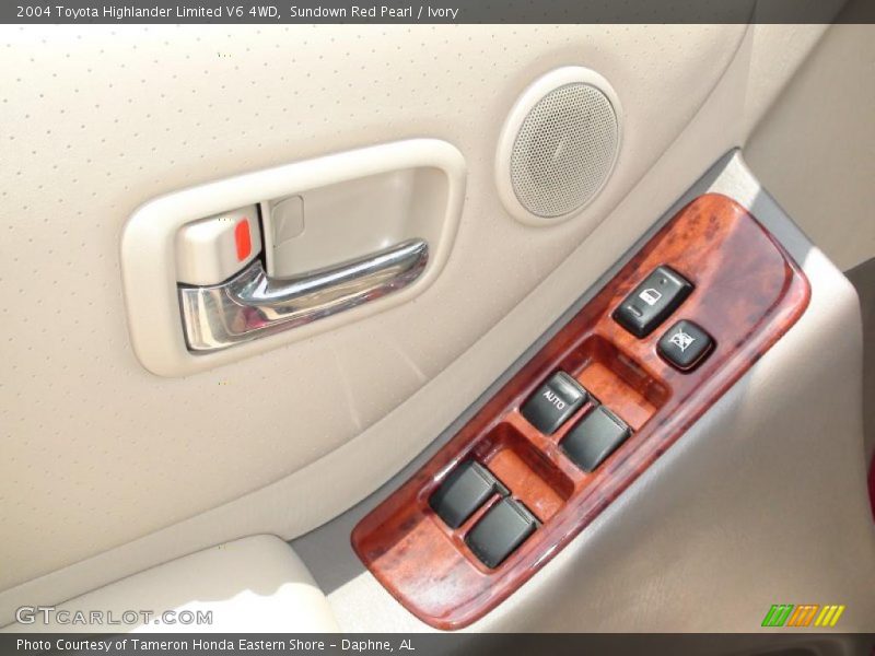 Sundown Red Pearl / Ivory 2004 Toyota Highlander Limited V6 4WD