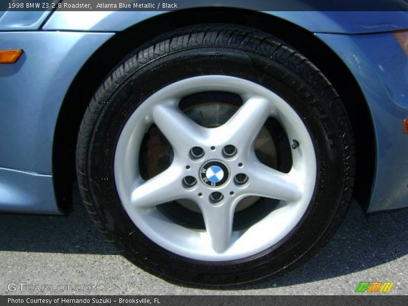 Atlanta Blue Metallic / Black 1998 BMW Z3 2.8 Roadster