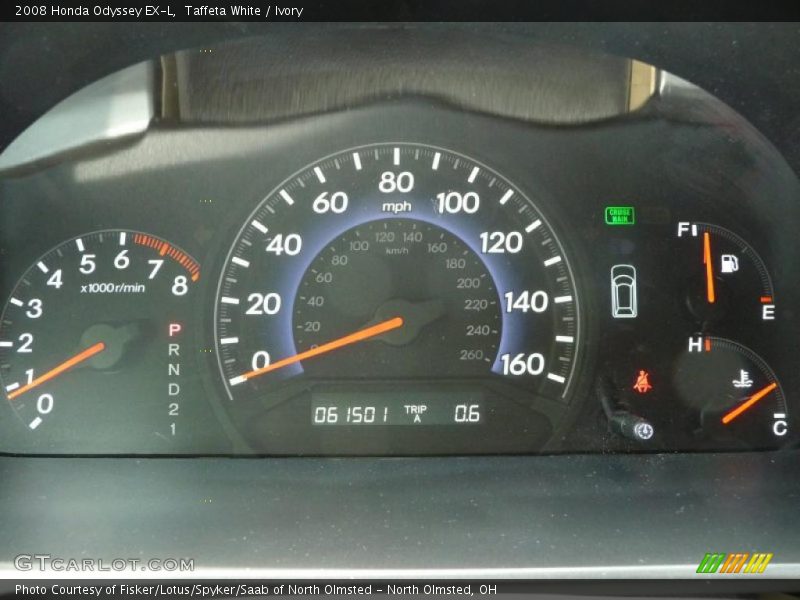 Taffeta White / Ivory 2008 Honda Odyssey EX-L