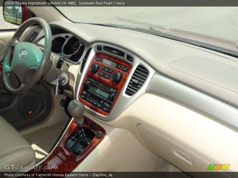 Sundown Red Pearl / Ivory 2004 Toyota Highlander Limited V6 4WD