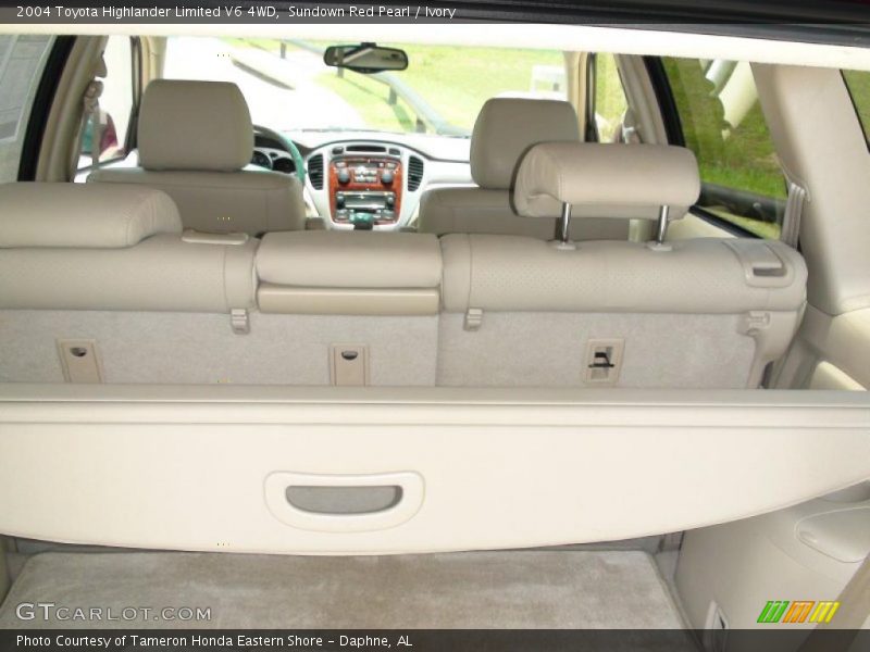 Sundown Red Pearl / Ivory 2004 Toyota Highlander Limited V6 4WD