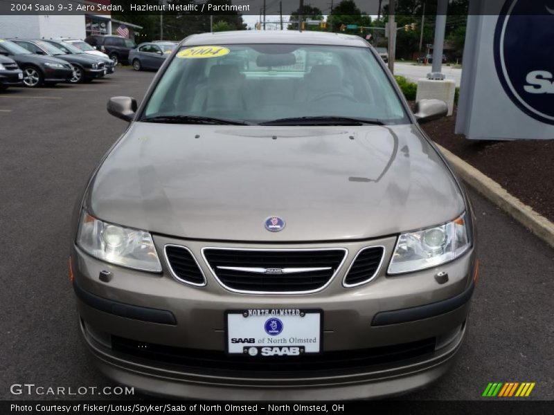 Hazlenut Metallic / Parchment 2004 Saab 9-3 Aero Sedan