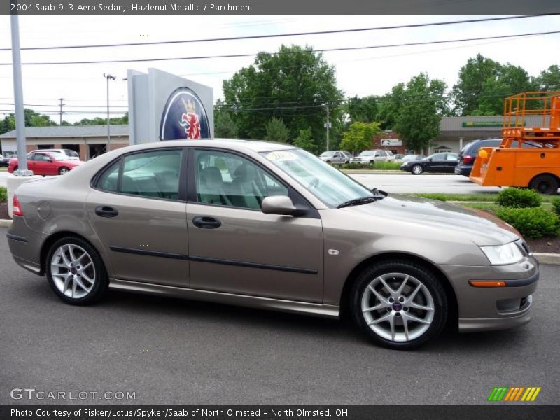 Hazlenut Metallic / Parchment 2004 Saab 9-3 Aero Sedan