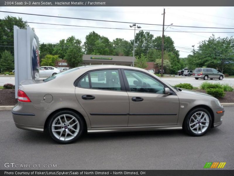 Hazlenut Metallic / Parchment 2004 Saab 9-3 Aero Sedan