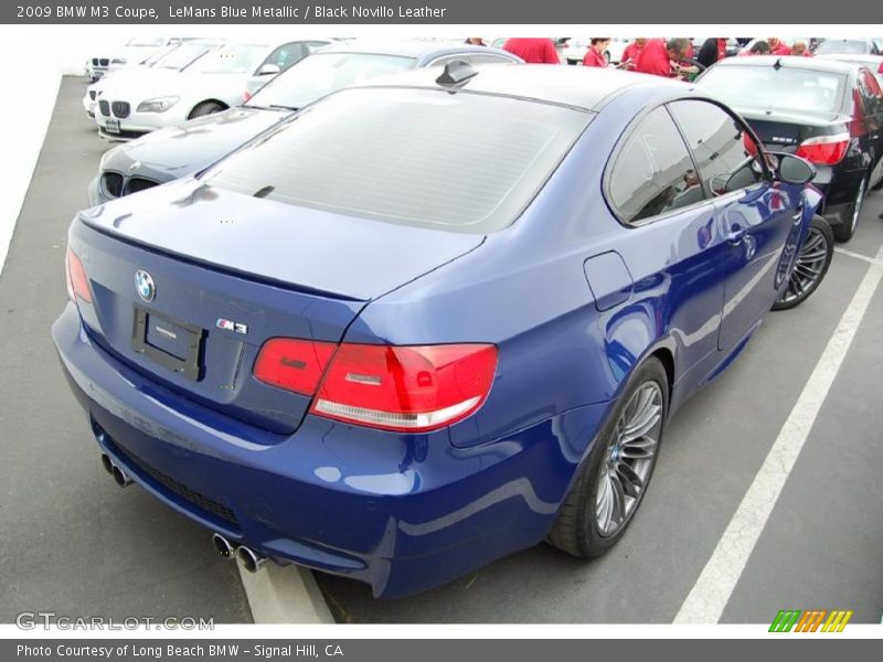 LeMans Blue Metallic / Black Novillo Leather 2009 BMW M3 Coupe