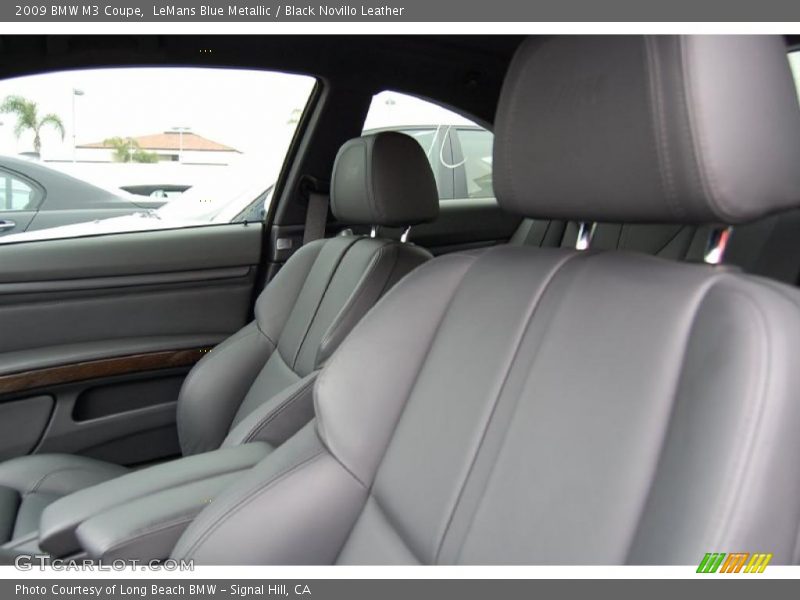 LeMans Blue Metallic / Black Novillo Leather 2009 BMW M3 Coupe