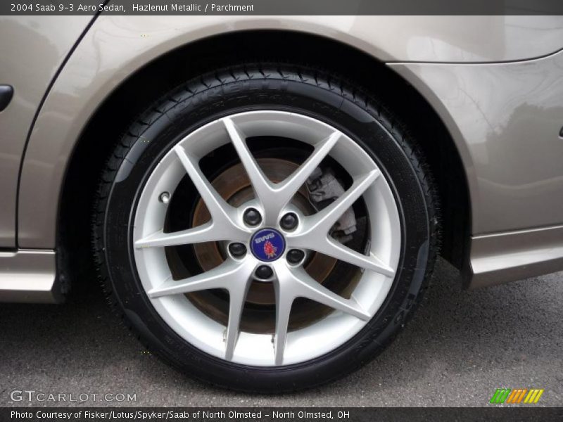 Hazlenut Metallic / Parchment 2004 Saab 9-3 Aero Sedan