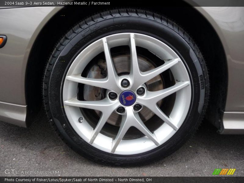 Hazlenut Metallic / Parchment 2004 Saab 9-3 Aero Sedan