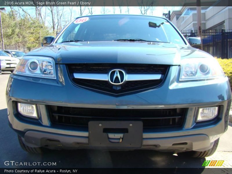 Sage Brush Green Pearl / Ebony 2006 Acura MDX