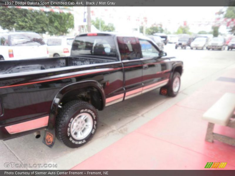 Black / Mist Gray 1997 Dodge Dakota Sport Extended Cab 4x4