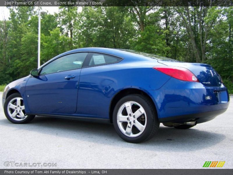 Electric Blue Metallic / Ebony 2007 Pontiac G6 GT Coupe