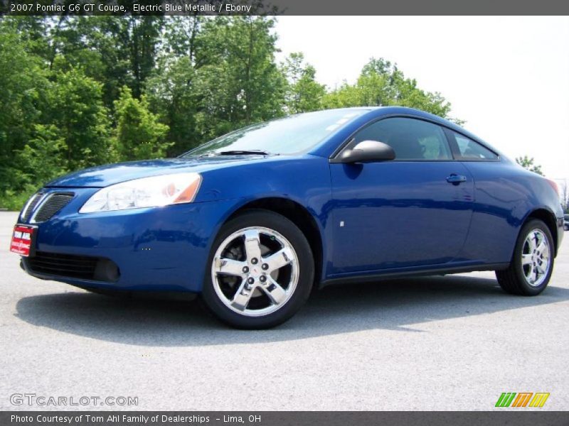 Electric Blue Metallic / Ebony 2007 Pontiac G6 GT Coupe
