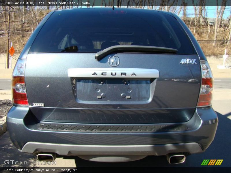 Sage Brush Green Pearl / Ebony 2006 Acura MDX