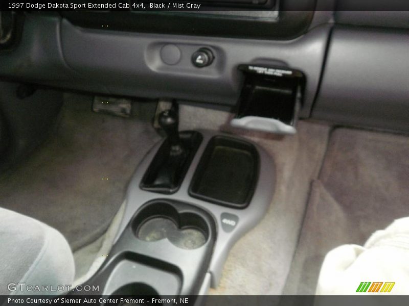 Black / Mist Gray 1997 Dodge Dakota Sport Extended Cab 4x4