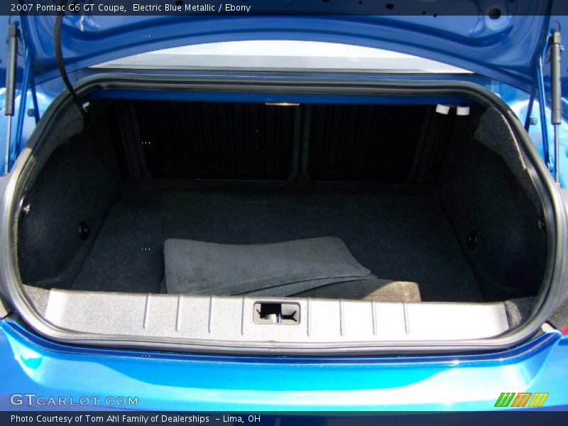 Electric Blue Metallic / Ebony 2007 Pontiac G6 GT Coupe