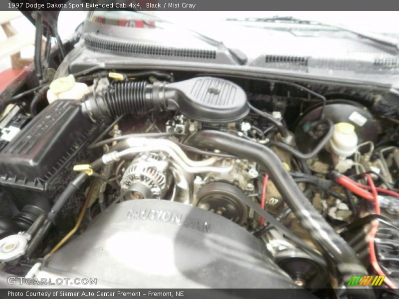 Black / Mist Gray 1997 Dodge Dakota Sport Extended Cab 4x4